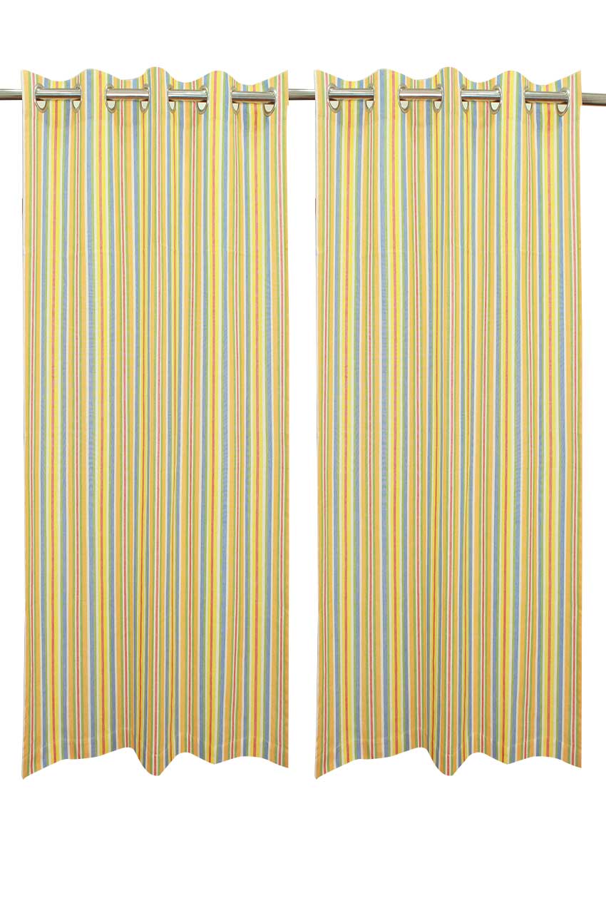 Shadow Stripes Door Curtain (54*84 Inches) 1 Pc